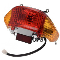 Zadní světlo s oranžovými blinkry pro Kymco, Baotian, Keeway, YUKI 50ccm GY6 139QMB/QMA E3