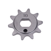 Zesílené 10 zubé řetězové kolečko, 15x12 mm, pro Kreidler Flory, Florett, LF, LH, RMC