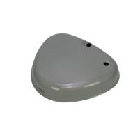 Víko schránky levé SIMSON S51 Enduro, Elektronik - stříbrné