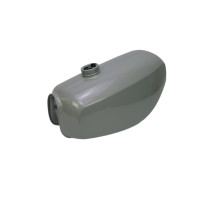 Palivová, benzínová nádrž pro SIMSON S51 Enduro, Elektronik - stříbrná