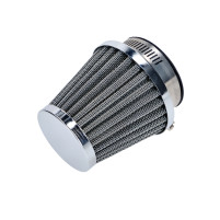 Vzduchový filtr Powerfilter 45 mm chrom rovný