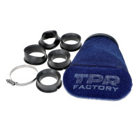 Vzduchový filtr TPR Factory Racing 46–62 mm – modrý