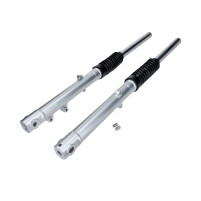 Přední teleskopická vidlice pro kotoučovou brzdu, stříbrná, pro Simson S50, S51, S53, S70, S83