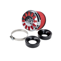 Malossi RED FILTER E13 60 mm 25° – sportovní vzduchový filtr pro Dell’Orto PHBG 15–21 a PHBL 20–26