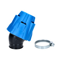 Vzduchový filtr Polini Blue Air Box 37mm 30° modrý