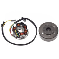 Stator s rotorem 6 cívek pro AM6 Aprilia AF1 50, RX50, Tuareg