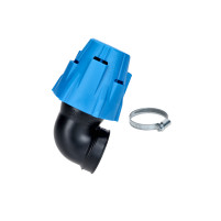 Vzduchový filtr Polini Blue Air Box 46 mm 90° modrý