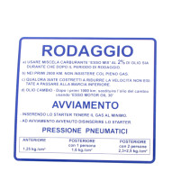Štítek pro Piaggio Vespa 50-90-125 Primavera-Et3
