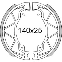 Zadní brzdové čelisti pro Piaggio Liberty 4t-Hexagon Lx 125ccm 1998> 562