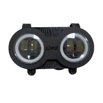 Přední světlo EVOK IRON LED pro MBK Booster 50 YAMAHA  BWS 50