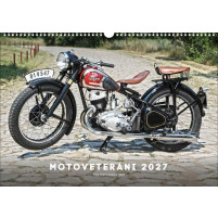 Nástěnný kalendář ČESKOSLOVENSKÉ MOTOCYKLY 2025 (40x30cm)