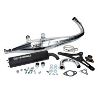 Sportovní výfuk Tecnigas Big RS Chrome pro Piaggio Maxi 125–180 ccm 2T
