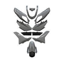 Kompletní sada plastů RMS 11 dílů pro Yamaha NMAX 125/155 2015–2020 – šedá Nardo Grey
