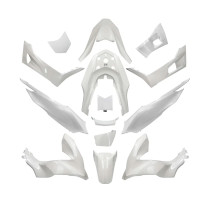 Kompletní sada plastů RMS 14 dílů pro Honda PCX 125 2021–2024 – perleťově bílá Pearl Jasmine White