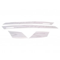 Samolepka "Super" OEM šedá barva pro Vespa GTS Super Sport 742 / B