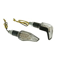 indicator light set M10 thread LED black Sidewinder clear glass