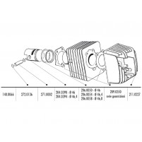 Pojistka pístního čepu Polini 12mm pro Piaggio, Vespa Ciao