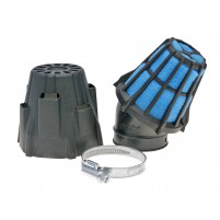 Vzduchový filtr Polini Blue Air Box 46mm 30° černo-modrý