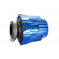 Vzduchový filtr Polini Blue Air Box 32mm rovný modro-černý