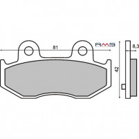 Brzdové destičky organické pro Honda NES, SES, PES / PS, SH, CH 125, 150 4T