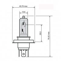 Žárovka bílá HS1 12V 35/35W