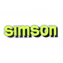 Samolepka na nádrže neonově žlutá pro Simson S51