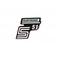 Nápis S51 Elektronik samolepka pro Simson - vyberte z nabídky: