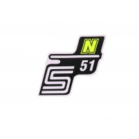 Nápis S51 N samolepka pro Simson S51 - vyberte z nabídky: