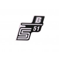 Nápis S51 B samolepka pro Simson S51 - vyberte z nabídky: