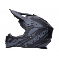 Helma Motocross Trendy T-903 Leaper černá / šedá matná - různé velikosti