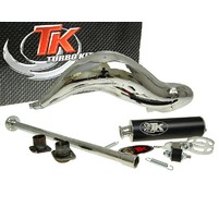 Výfuk Turbo Kit Carreras 80 chromovaný pro Derbi GPR 50 (05-)