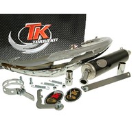 Výfuk Turbo Kit Bajo RQ chrome s homologací pro  Beta RK6 Minarelli