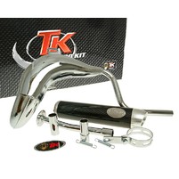 Výfuk Turbo Kit Bufanda RQ chromovaný s homologací pro Rieju RR50 (06-)