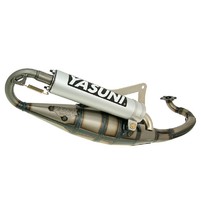 Výfuk Yasuni Scooter R aluminum E-marked pro Peugeot horizontální, Derbi