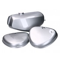 Nádrž a sada bočních krytů stříbrná metalíza pro Simson S50, S51, S70