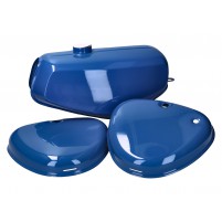 Nádrž a sada bočních krytů modrá pro Simson S50, S51, S70