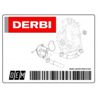 Kupplungsdeckel OEM für Piaggio / Derbi Motor D50B0 Offroad, Supermoto = PI-CM1507034
